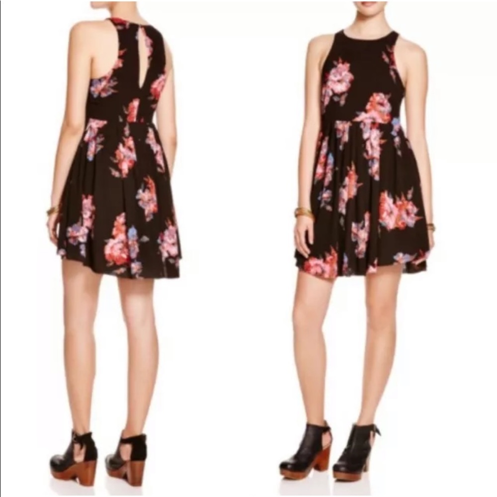 Free People Flutterby Print Dress Twilight Size 2